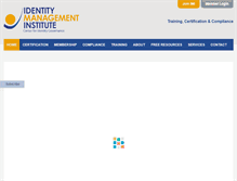 Tablet Screenshot of identitymanagementinstitute.org